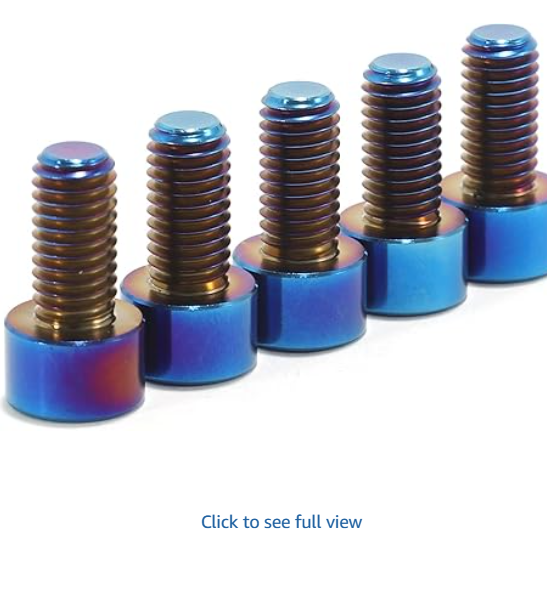 titanium bolts for sprocket